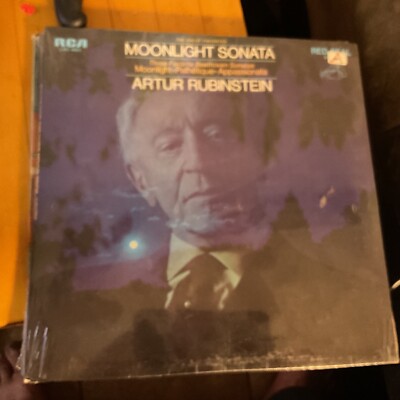 Artur Rubinstein - Moonlight Sonata  Pathetique Appassionata Red Seal RCA sealed