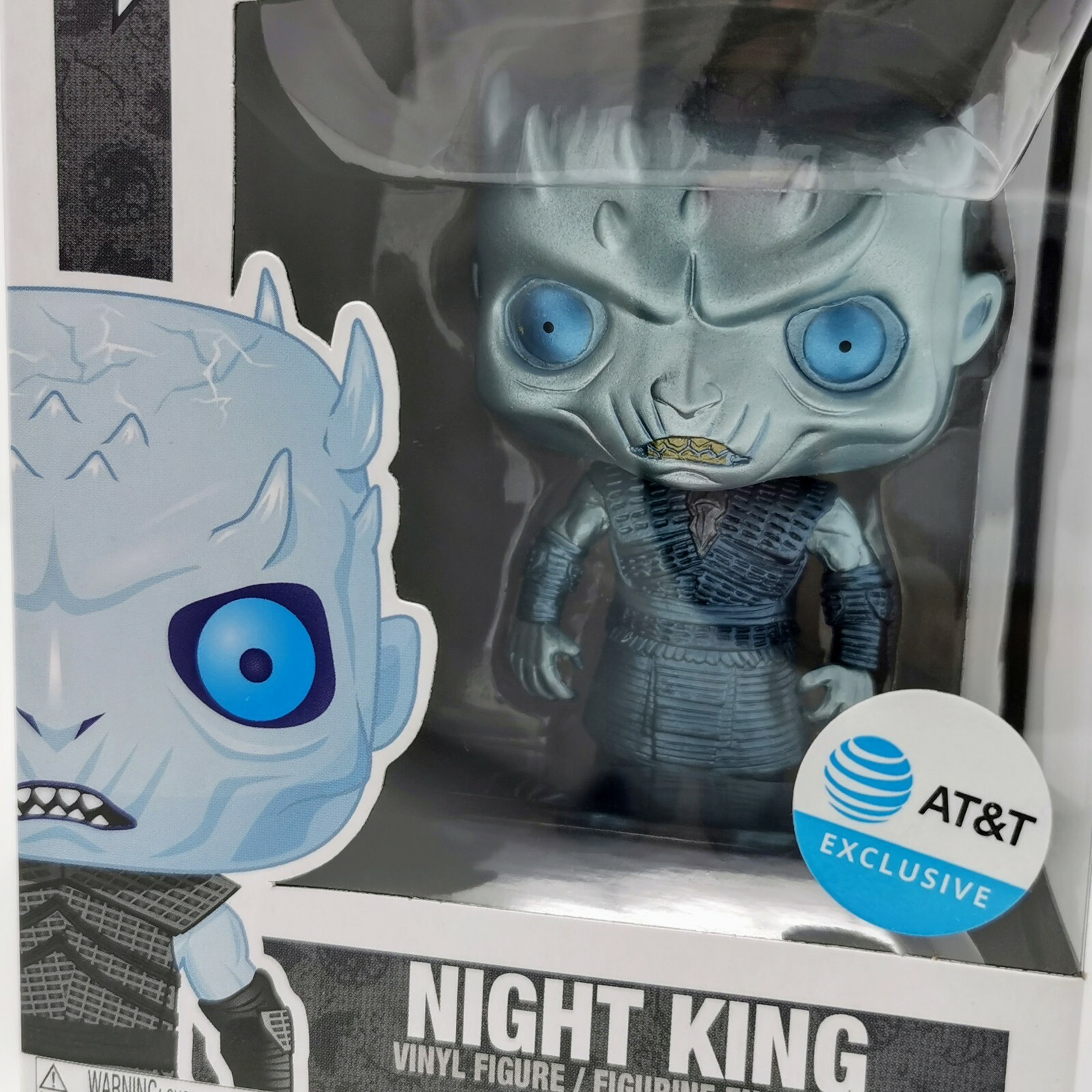 Game of Thrones Metallic Night King 44 AT T Exclusive Funko Pop Vinyl HBO