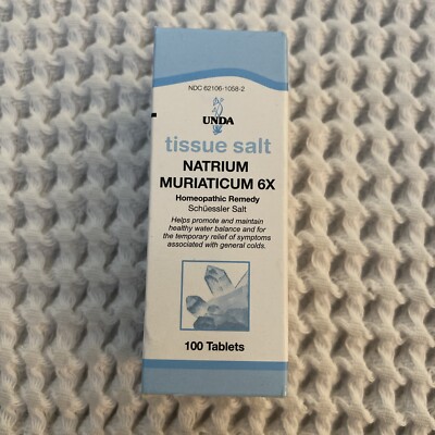 Unda Tissue Salt Natrium Muritanicum 6x 100 Tabs