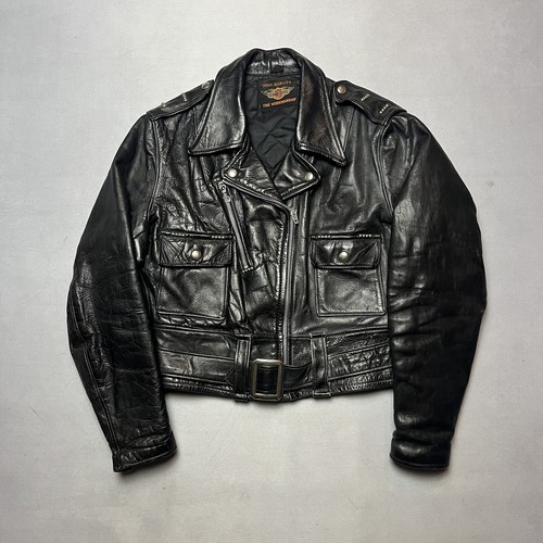 ジャケット・アウター VINTAGE Harley-Davidson Motorcycle Jkt Vintage Harley Davidson Motorcycle Jacket - 5 Star Vintage