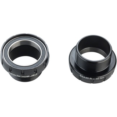 CeramicSpeed BSA30 Bottom Bracket - BSA Thread, 30mm Spindle, Black 101315
