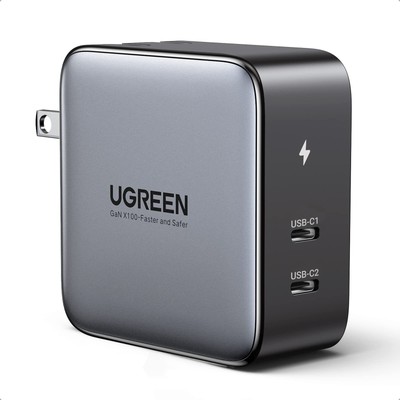 Ugreen Nexode Pd Charger 100W 2 Port Gallium Nitride Gan Usb C Charger Wi No.235