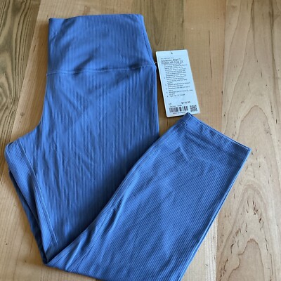 lululemon Align High-Rise Ribbed Crop 23'' Size 12 COLOR OASB New Was $118