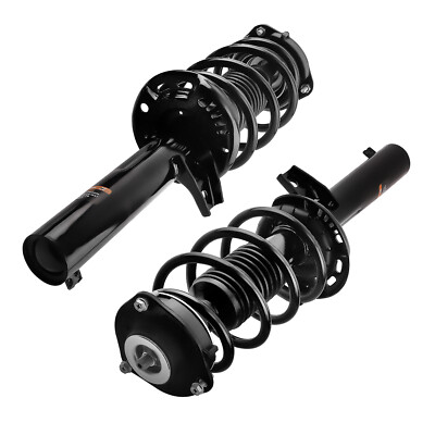Pair Front Strut Spring Assembly For Volkswagen Beetle Golf Jetta EOS AUDI A3