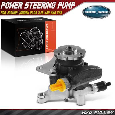 Power Steering Pump w/o Pulley for Jaguar Vanden Plas XJ8 XJR XK8 XKR MJA8111BH