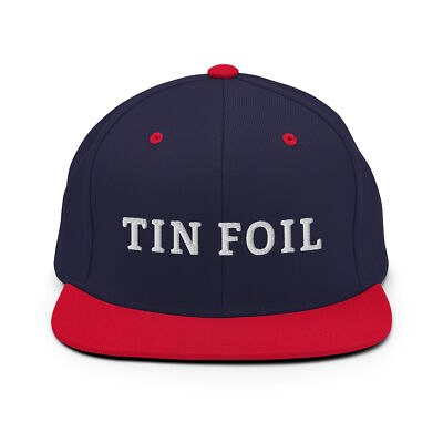 Tin Foil Snapback Hat
