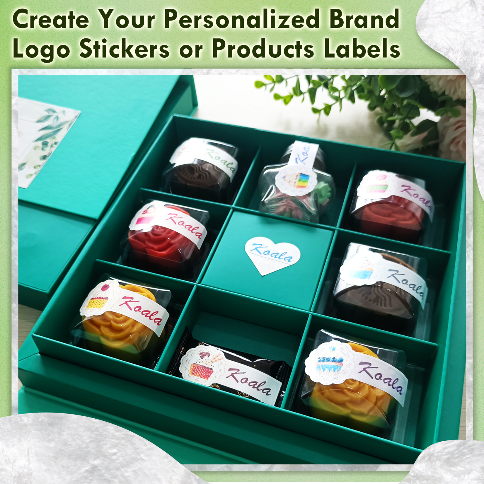 Lot Koala Printable Sticker Paper for Inkjet Laser Printers Pearl / Glossy /Gold