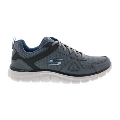 

Skechers Track Scloric 52631 Мужские серые парусиновые кроссовки Lifestyle Обувь, Серый, Skechers Track Scloric