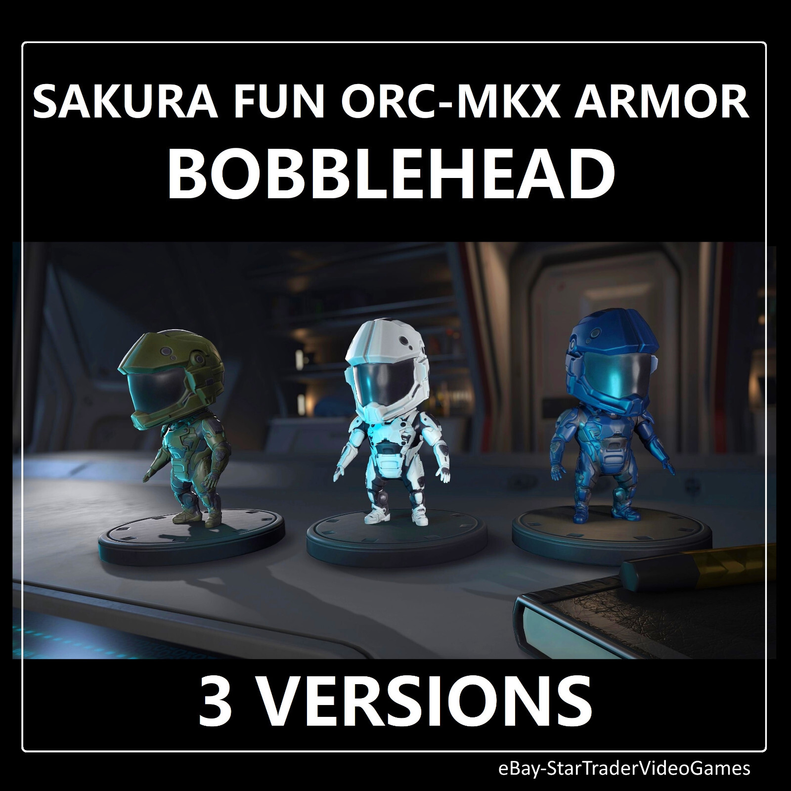 STAR CITIZEN - SAKURA FUN ORC-MKX ARMOR BOBBLEHEAD - 3
