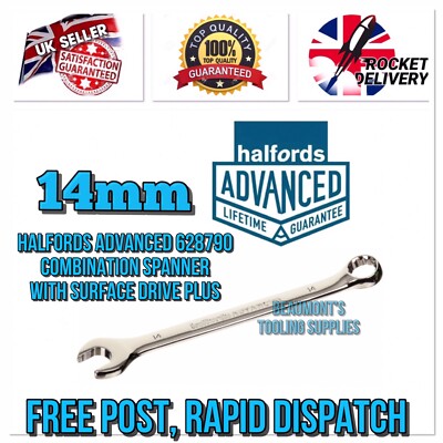 Halfords Advanced 14mm Combination Spanner with Surface Drive Plus  *Free Post*