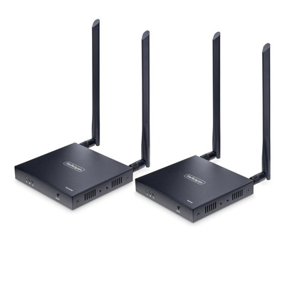 StarTech.com Wireless HDMI Extender, 4K 60Hz, Transmitter and Receiver Kit, Up