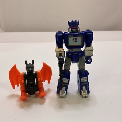 Action Master Soundwave With Wing Thing 1989 G1 Transformers Figure