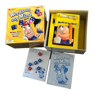 Learning Resources - Words On My Mind Game -Shake, Toss, and Create Words! 