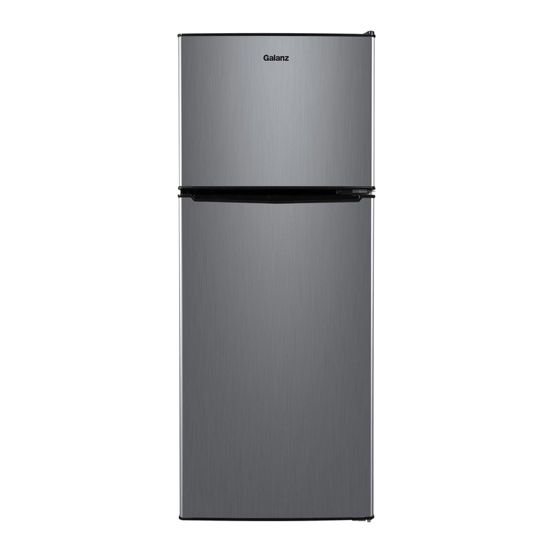 4.6 Cu Ft Stainless Steel Mini Fridge with FreezerCompact, Ene...