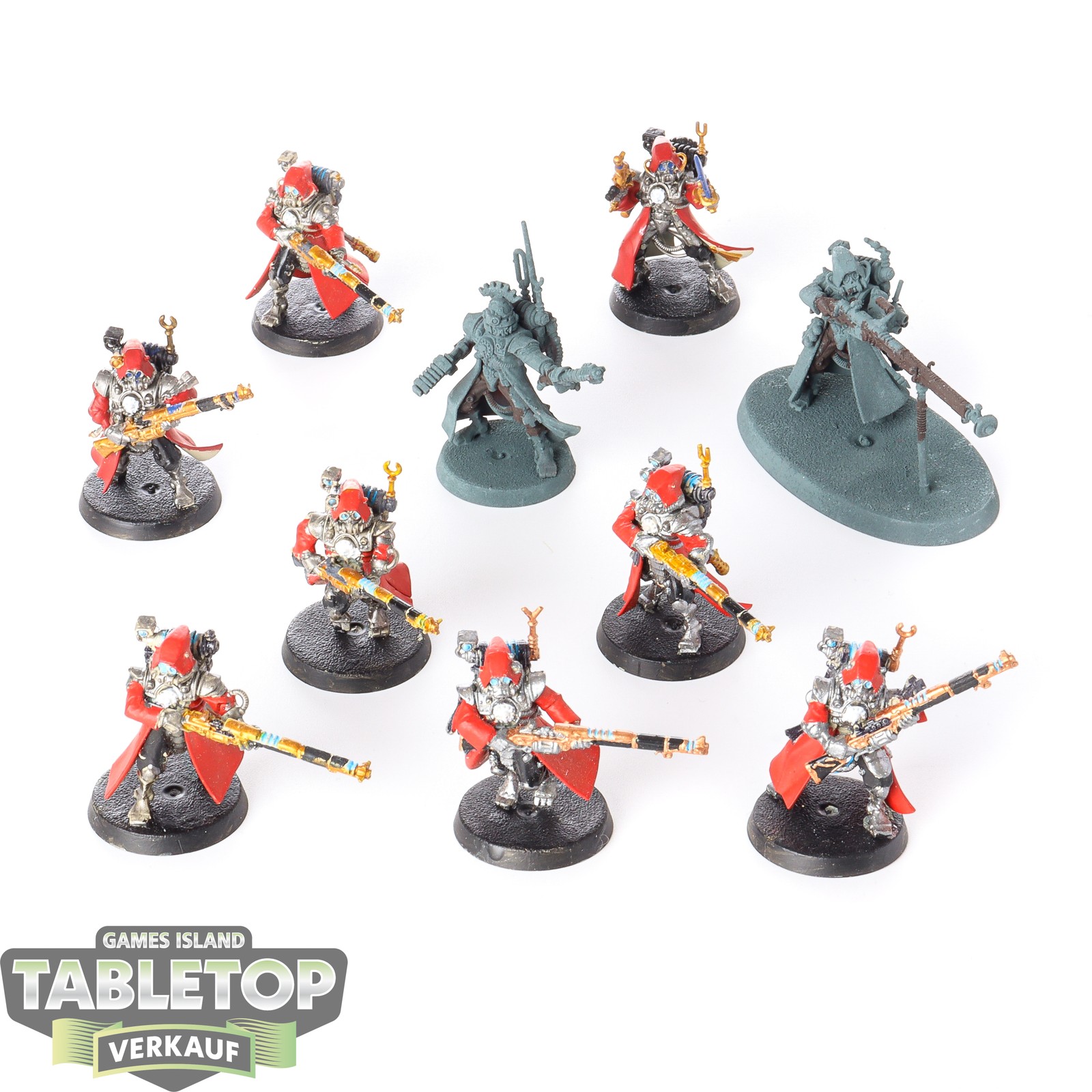 Adeptus Mechanicus - 10 Skitarii Rangers - teilweise bemalt