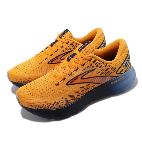 Мужские шоссейные кроссовки Brooks Glycerin 20 Orange Black Blue 1103821D-859