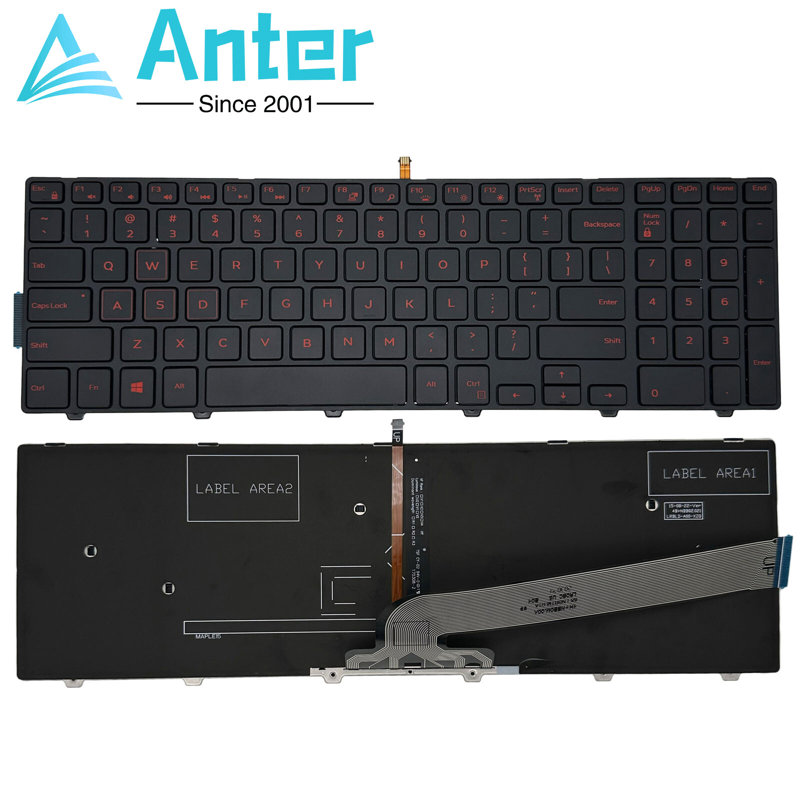 New Backlit Backlight keyboard for G7P48 PK1313G3B00 DELL INSPIRON 5559 P51F