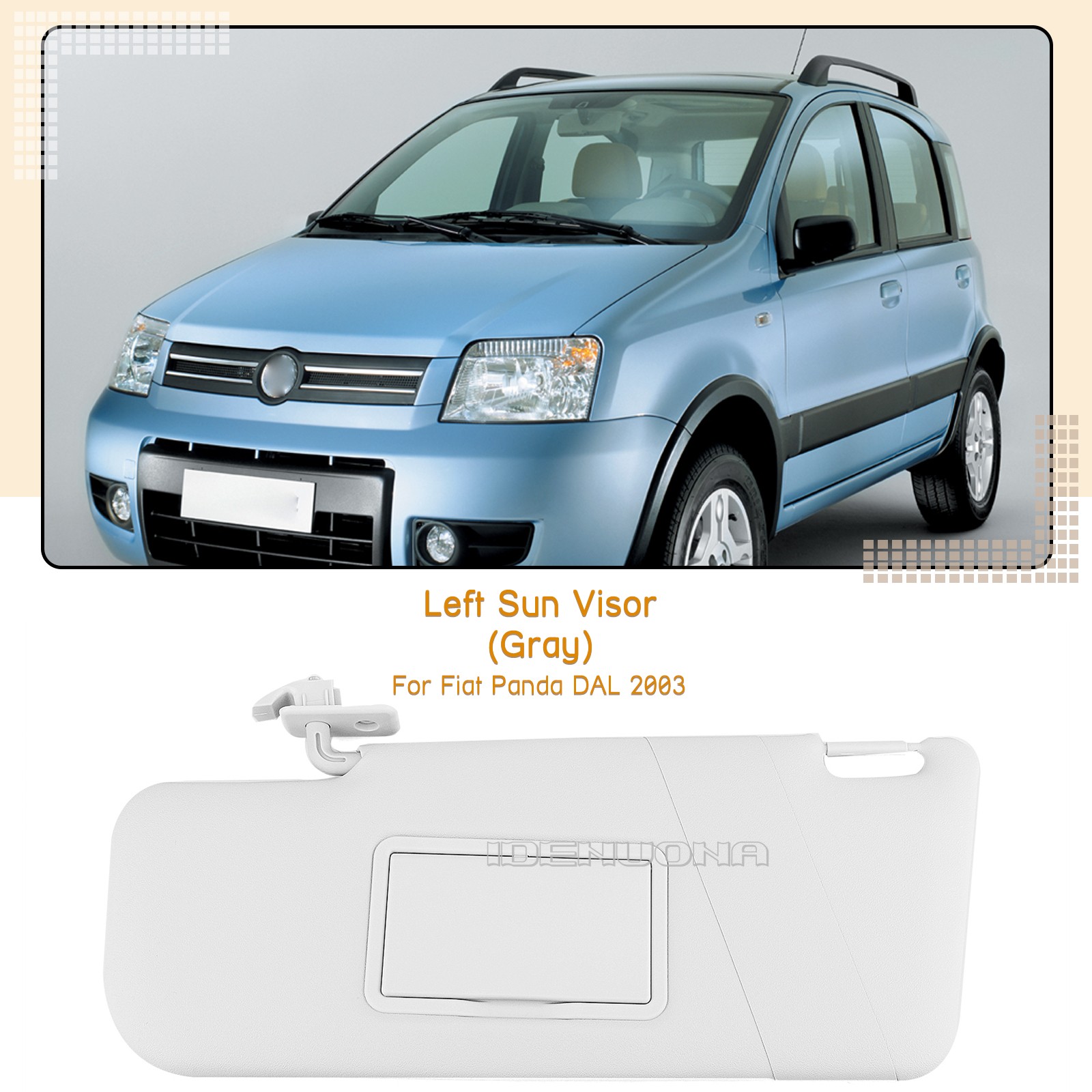 Left Sun Visor Sunshade Sunvisor For FIAT PANDA DAL 2003 735362729