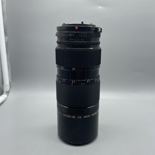 Canon FD 80-200mm 1:4 Zoom Lens Japan | eBay