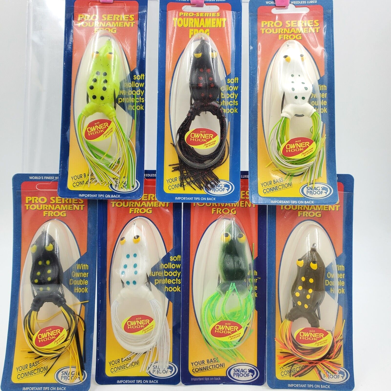Vtg New Snag Proof 6600 Pro Series 1/4 Oz Tournament Frog