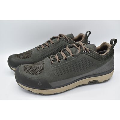 Vasque Mens Size 9 Breeze LT NTX NatureTex Low Suede Beluga Hiking Shoes