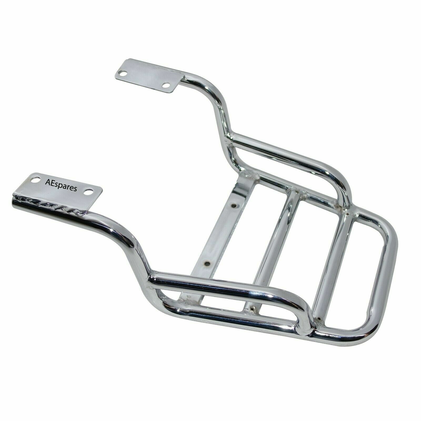 10x Fits Royal Enfield Interceptor 650cc Rear Rack Luggage Carrier Chrome  
