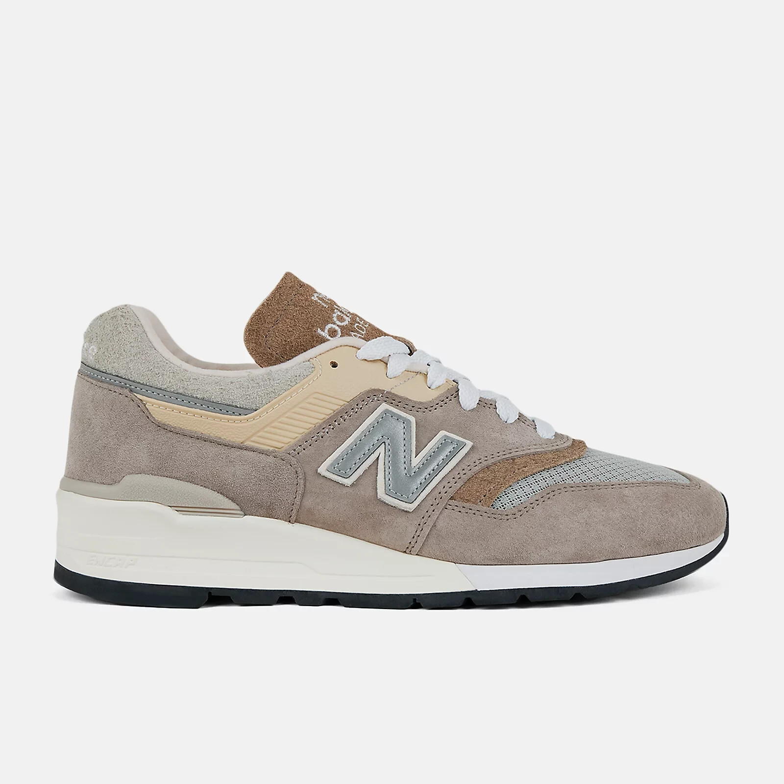New Balance 997 Made in USA in Light Mushroom with Mirage