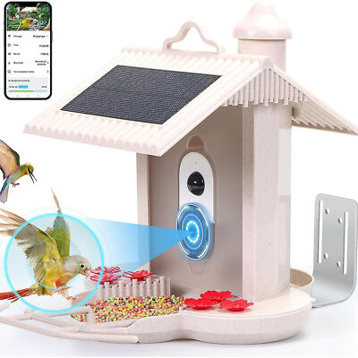 Bird Feeder  1080P Auto Capture Bird Video and Motion K8G8
