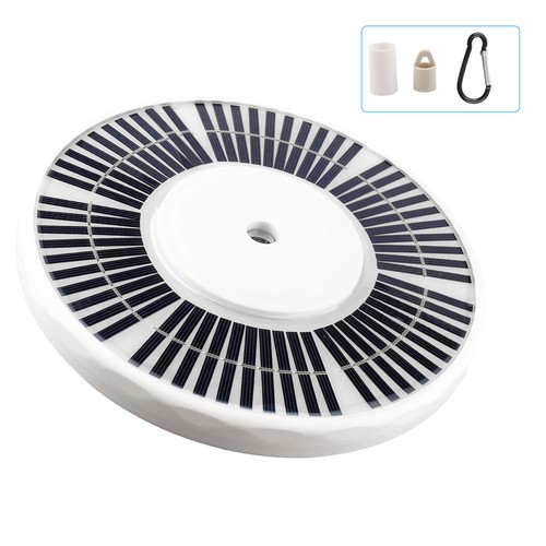 128LED Solar Powered Flag Pole Light Auto Active Super Bright Outdoor Waterproof