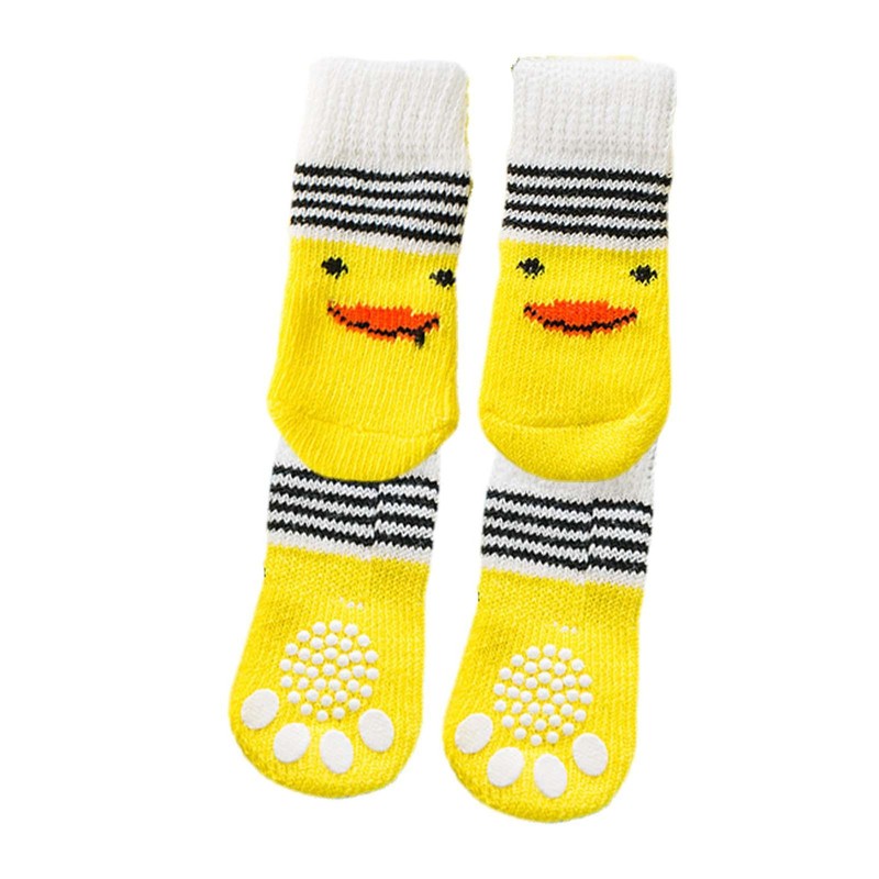 S Paw Print Pet Puppy Shoes Soft