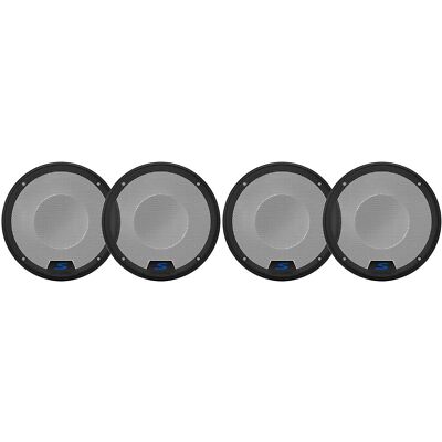 Alpine (2) KTE-S65G 6.5'' S-Series Speaker Grill Bundle