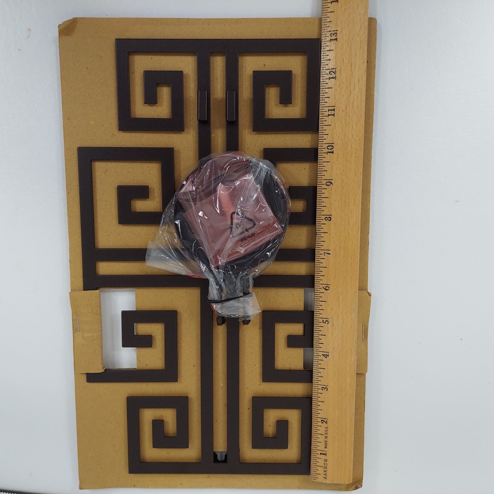 PartyLite 2012 Set/2 Olympus Wall Sconce Pillar Candleholder P91284 NEW 13x8x5"