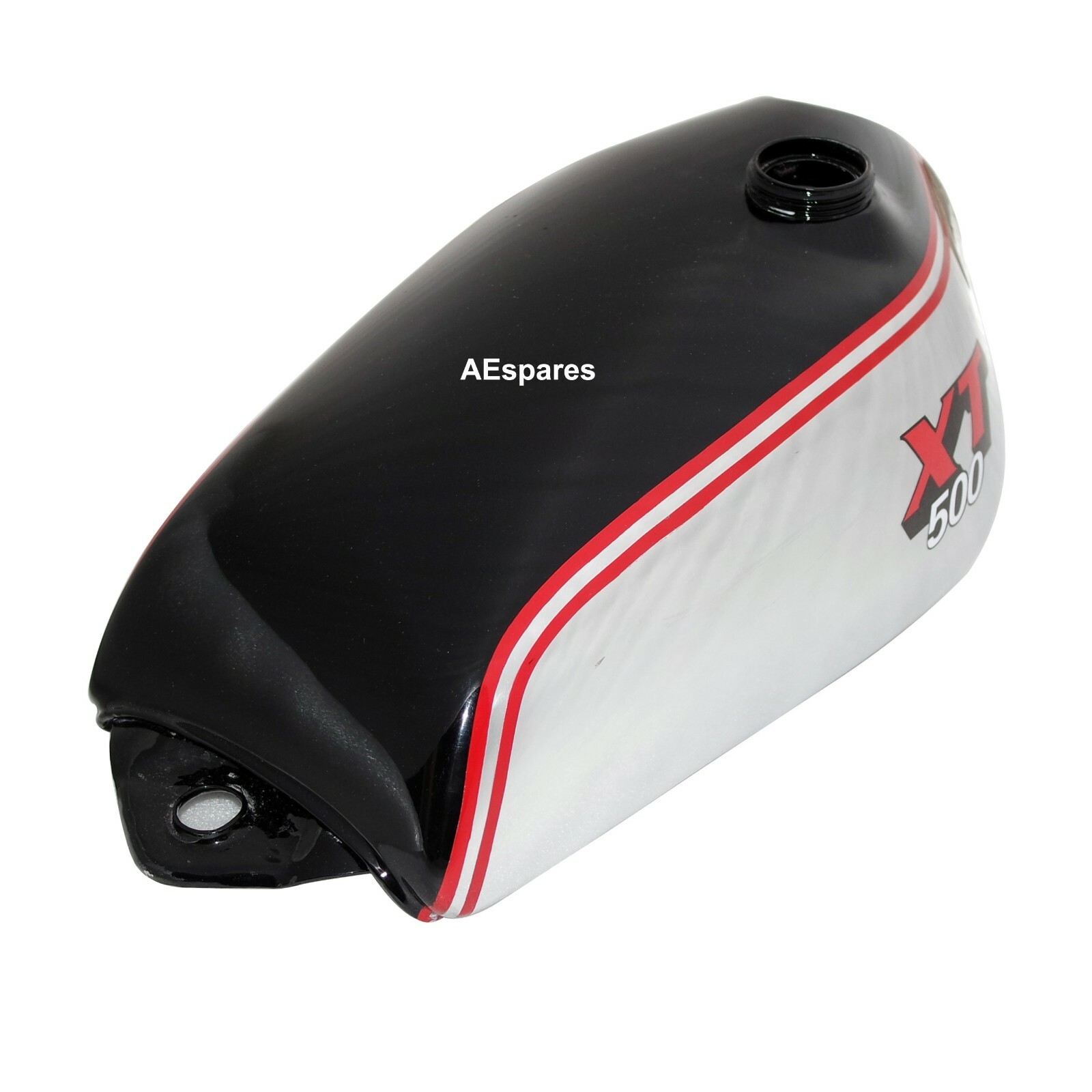 Fits YAMAHA XT TT 500 Black Painted Aluminum Fuel Petrol Tank & Cap 1U6 1980 