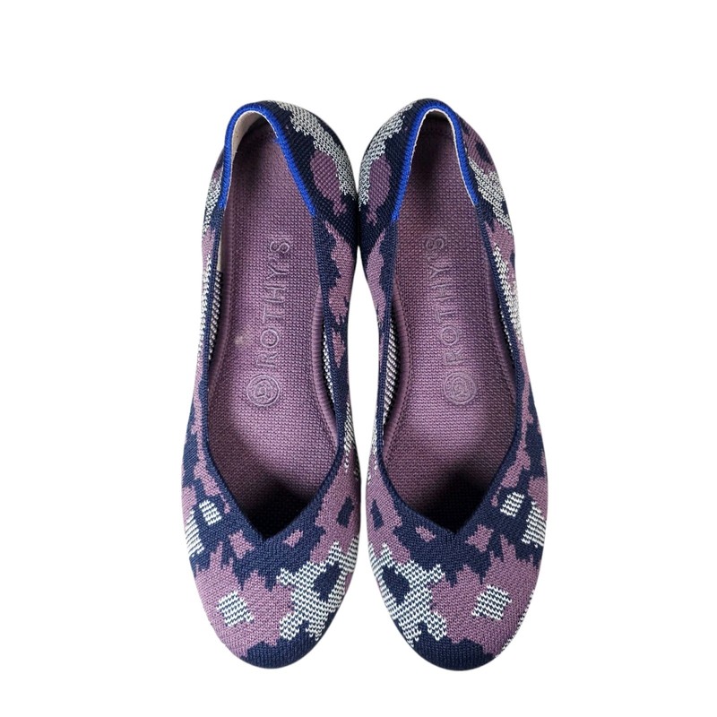 ROTHY’S  Retired Violet Botanicamo Camo Women's Slip on Flats Size 7