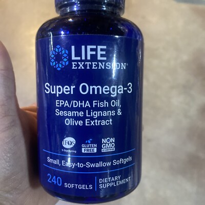 Life Extension Super Omega-3, Exp 11/25