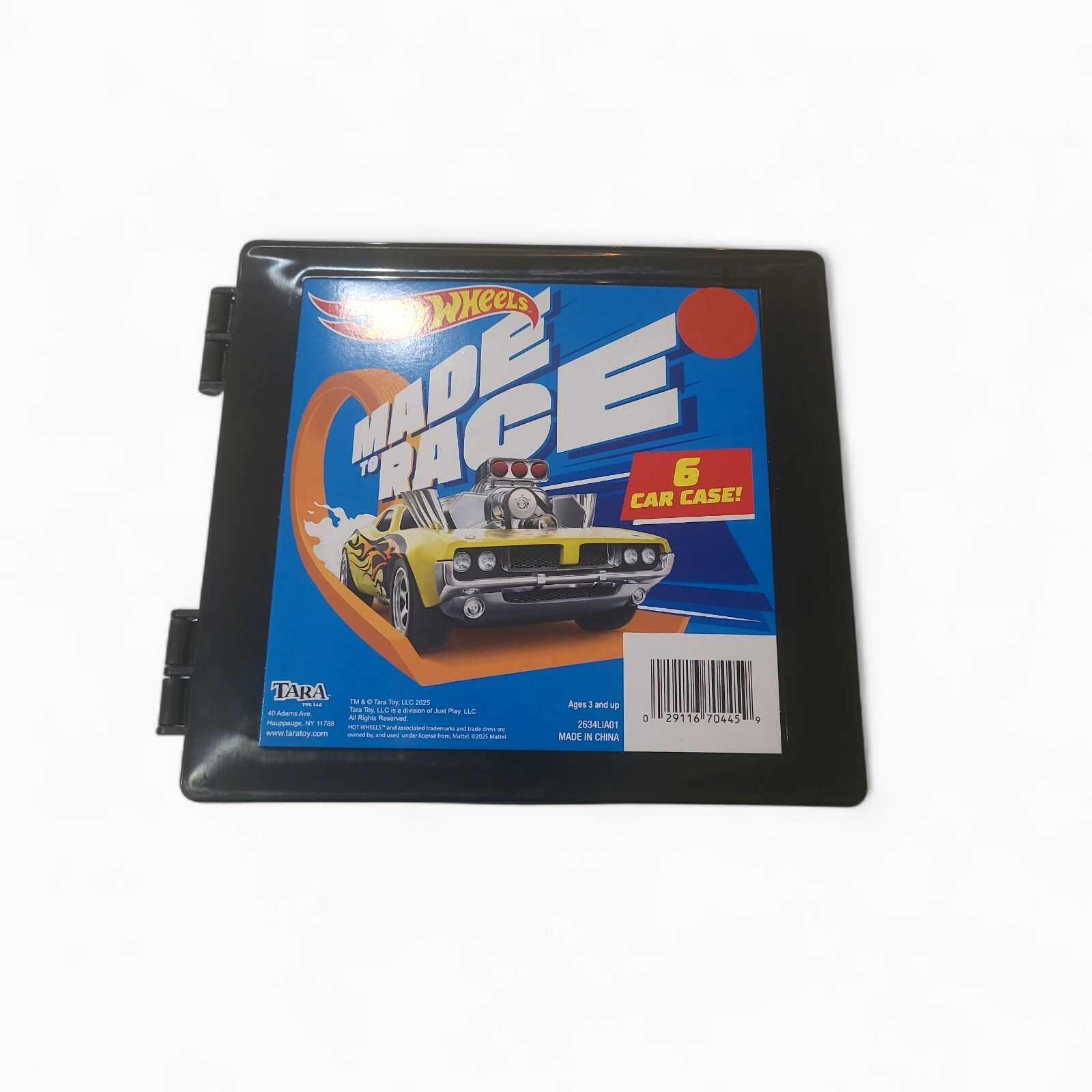 New - Hot Wheels Matchbox 6-Car Plastic Storage/ Travel Case