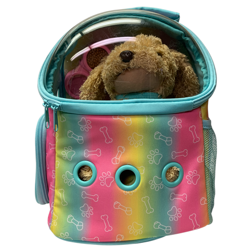 Members Mark Pet Carrier Backpack with Posable Pet and 8 Included Accessories