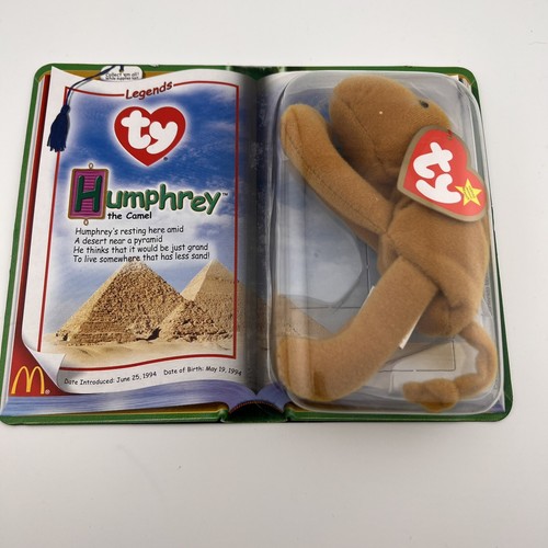 3F Original TY Teenie Beanie Baby Humphrey the Camel tag errors 1994 Mcdonalds.
