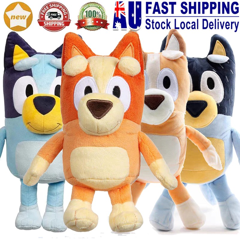 Bluey Bingo Plush Doll Cartoon Animal Soft Stuffed Toys Kids