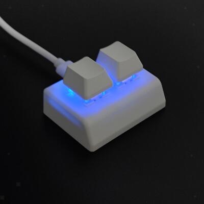 Copy and Paste 2 Key Keyboard Red Axis USB Mini Keyboard 2 Keys for Gaming