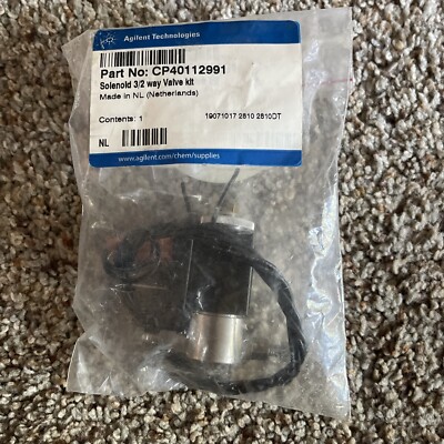 NEW Agilent Bruker 40112991 Solenoid 3/2 Way Valve Kit Sealed!