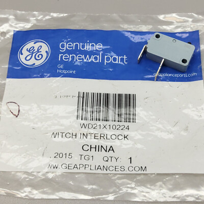 NEW Genuine GE WD21X10224 Door Interlock Switch For Certain GE Dishwashers