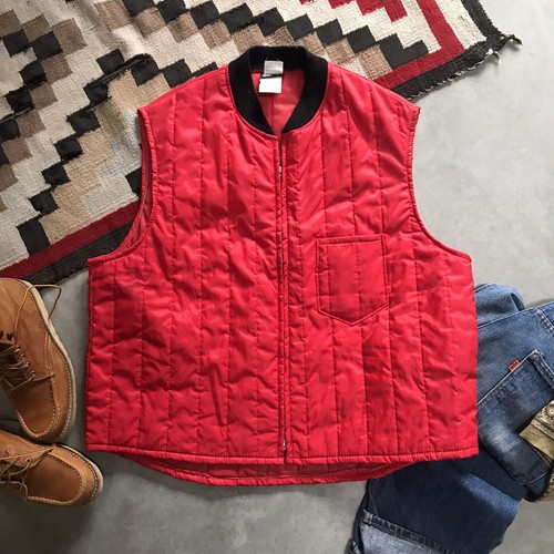 ジャケット・アウター SEARS Quilting Vest Vintage Sears Rugged Quilted Thinsulate Hunting Outdoor Vest