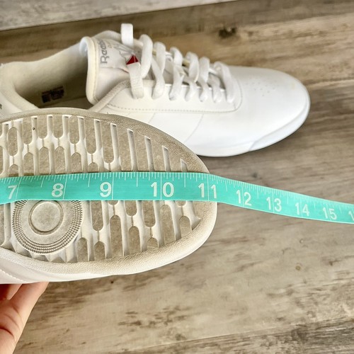 Women&rsquo;s Reebok 90s Vintage Princess Tennis Sneakers Solid White Low Tops 9.5