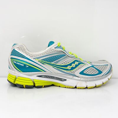 Saucony Womens Guide 7 10227-2 Белые кроссовки для бега Размер 10,5, Белый, Guide 7