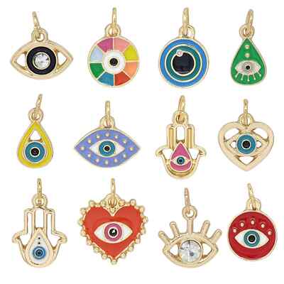 Evil Eye Charm Mix by Bead Landing  12pc