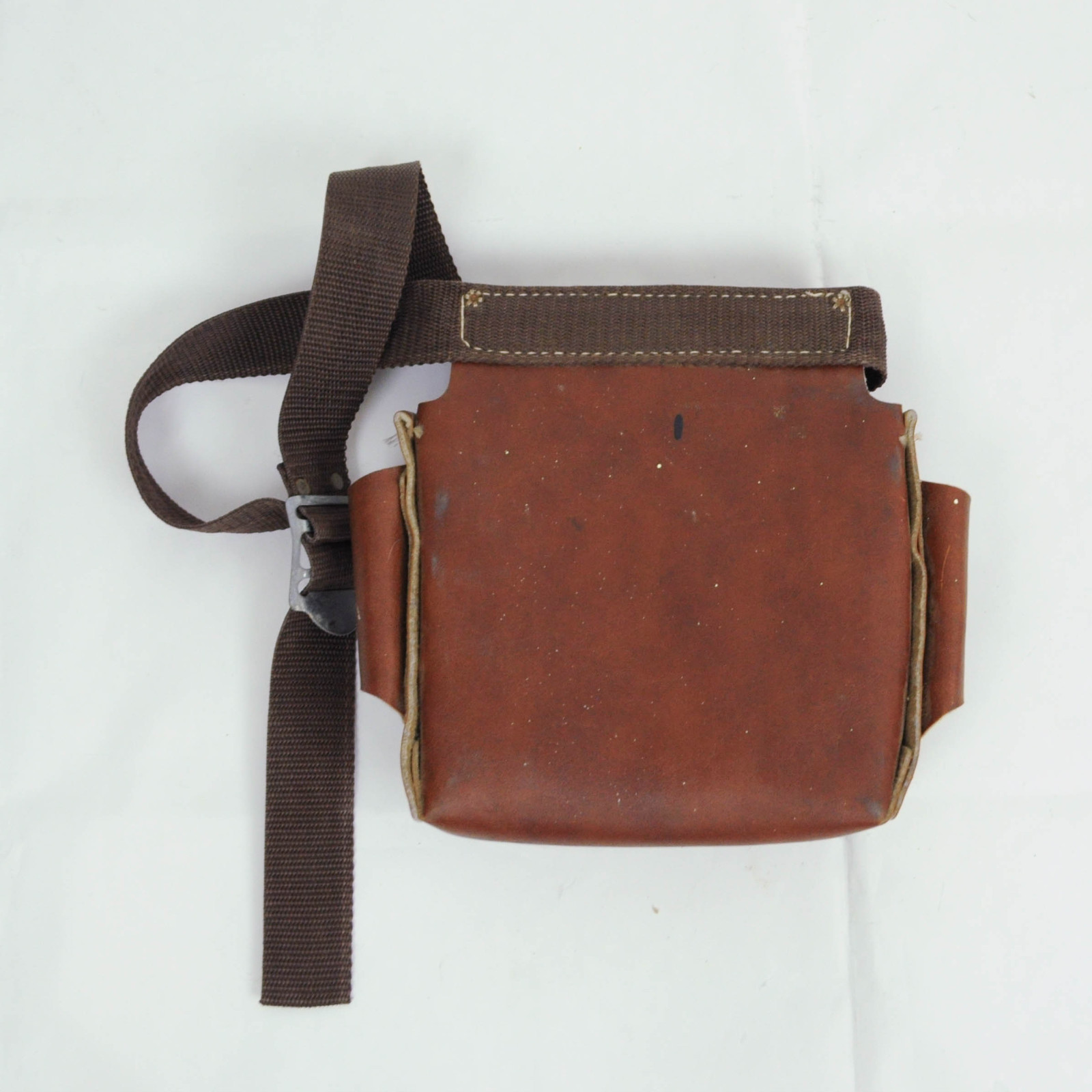 VTG Sears Craftsman Leather Tool Belt Brown Utility Carpenter Multi Pocket