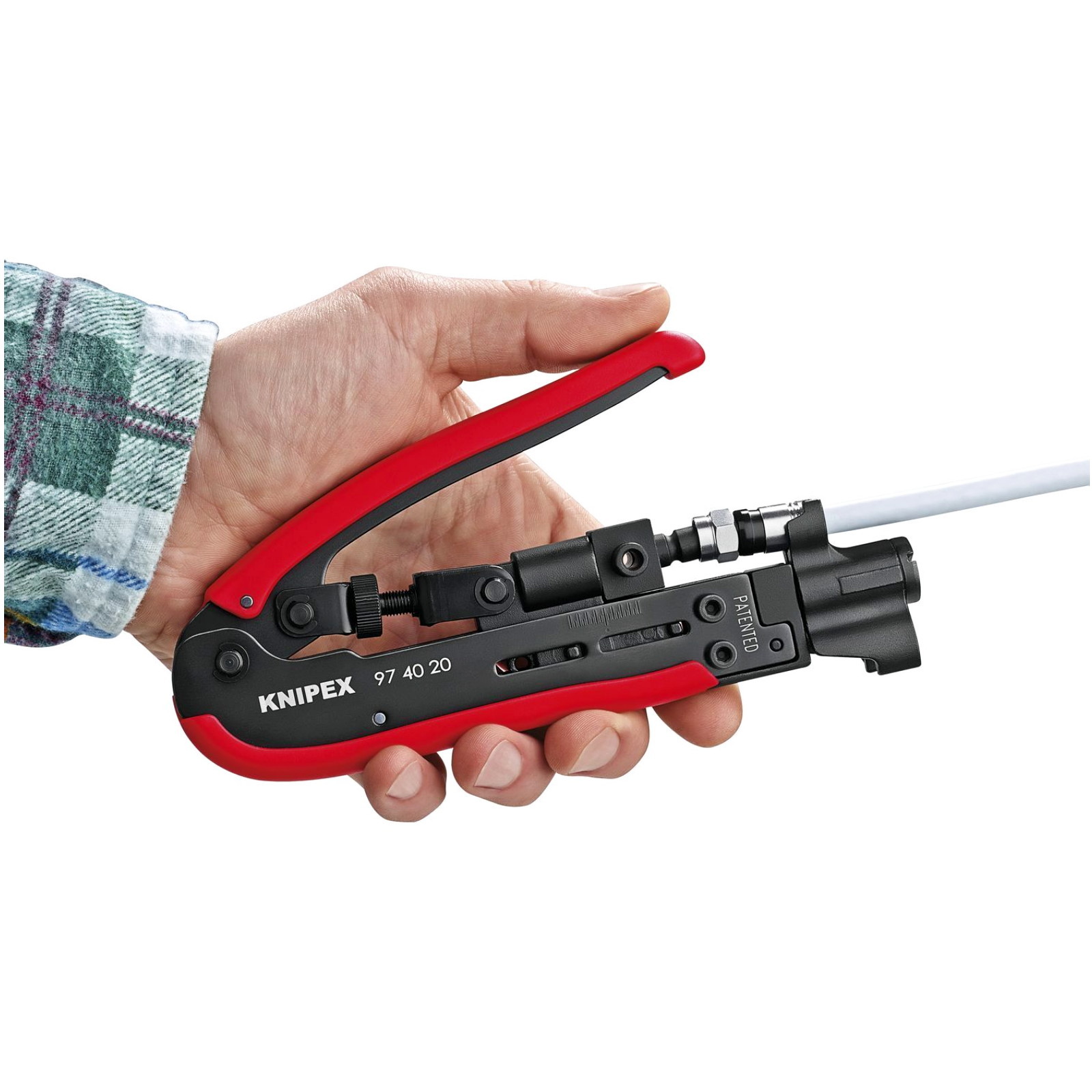 Knipex Coax Crimping Compression Tool Crimper for RG 59, 6, 11 Model