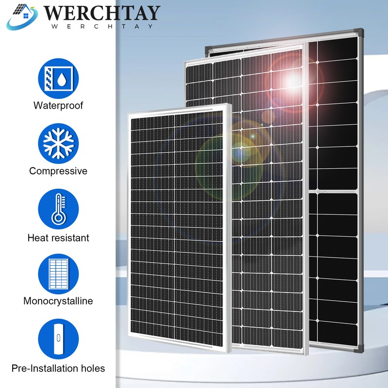 100W 200W 300W 12V Solar Panel Solar System Home Boat
