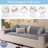 Couch Cover for Dogs Washable,Non Slip Fuzzy Durable Couch Covers for 3 Cushion Sofa Pet Friendly Sofa Cover Dog Thick Soft Slipcovers Protector Couches Mat Bed (Light Grey,27.6